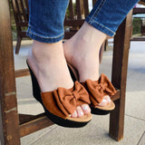 Zapato De Gamuza Con Un Chongo Cafe / 35 Normal Zapatos Altos