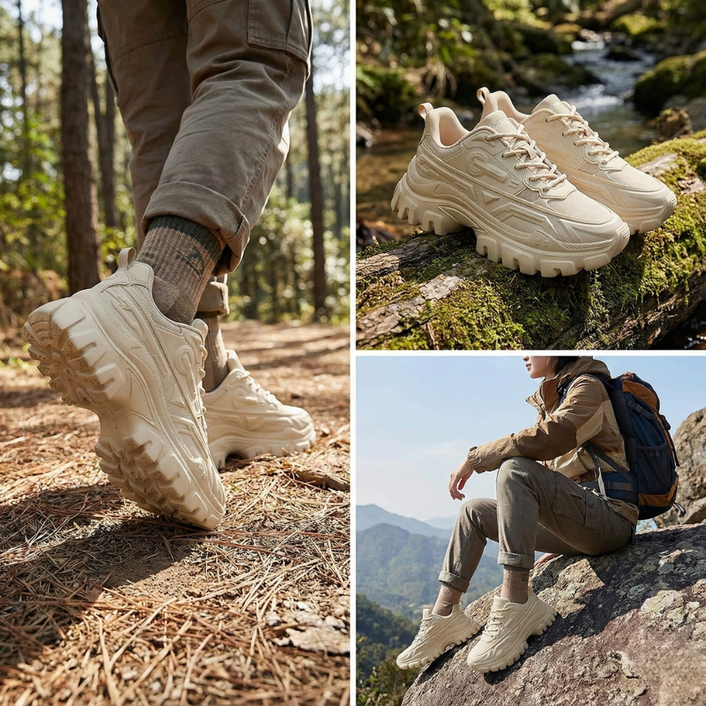 Sneakers Dream Bold: Plataforma Chunky & Estilo Todo el Día