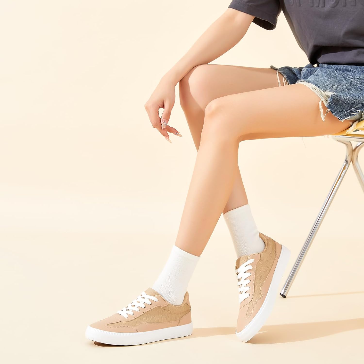 Tenis Urbano Mónaco: Malla Transpirable & Cuero Vegano