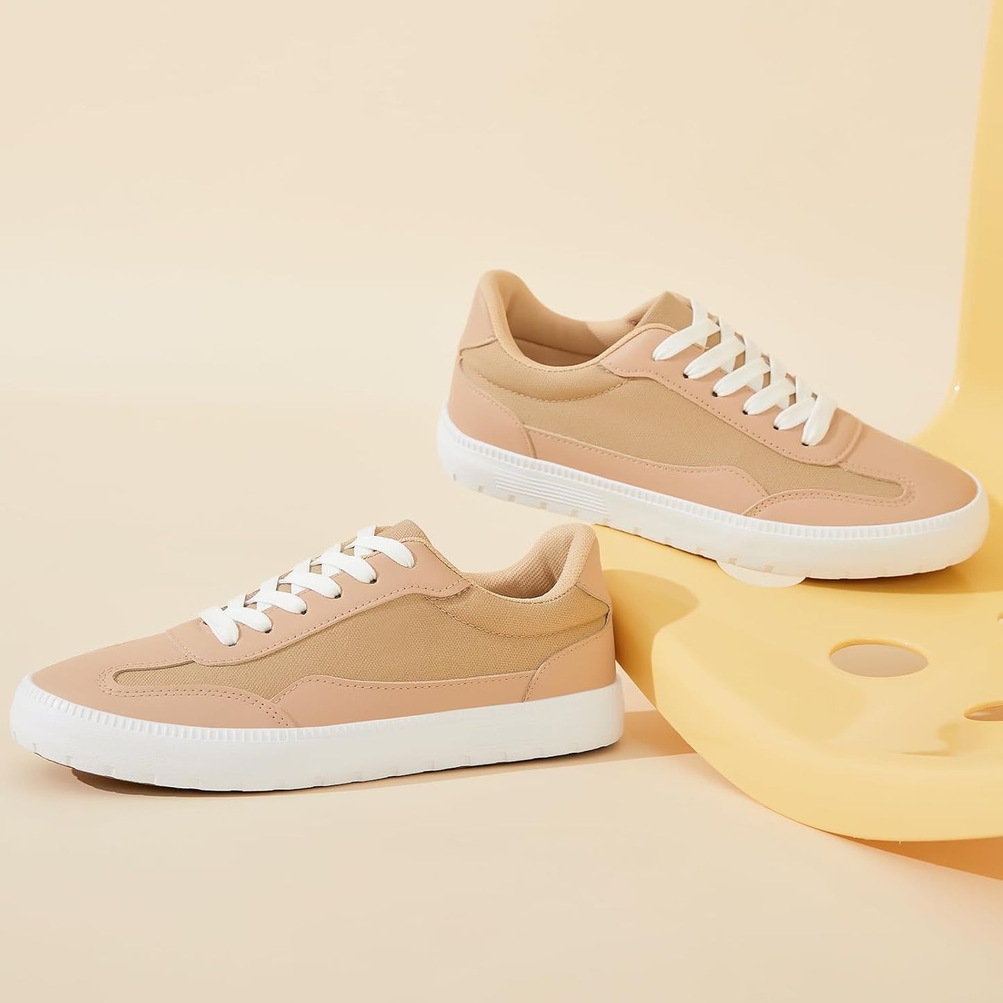 Tenis Urbano Mónaco: Malla Transpirable & Cuero Vegano