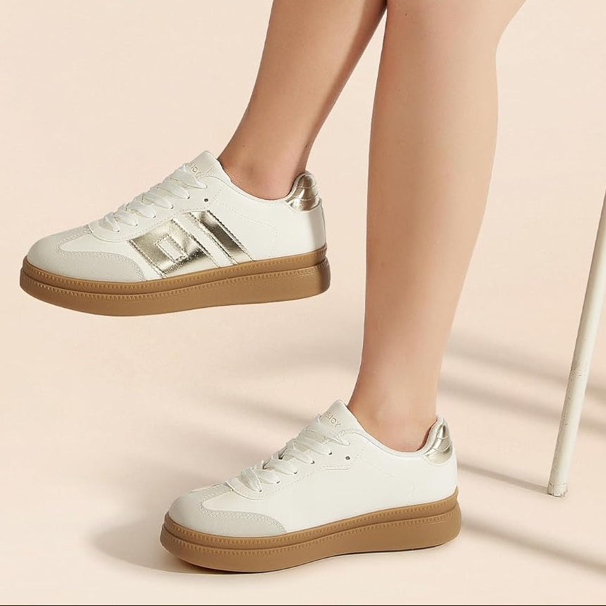 Sneaker Urbano "Milan": Suela Gum & Diseño Vintage