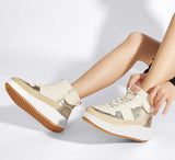 Sneaker Ella: Plataforma Chunky & Zipper Premium