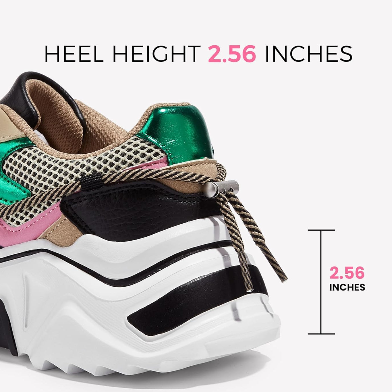 Sneaker Retro Pop: Plataforma Chunky & Colorblock Vibrante