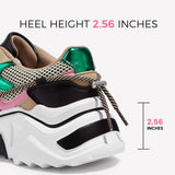 Sneaker Retro Pop: Plataforma Chunky & Colorblock Vibrante