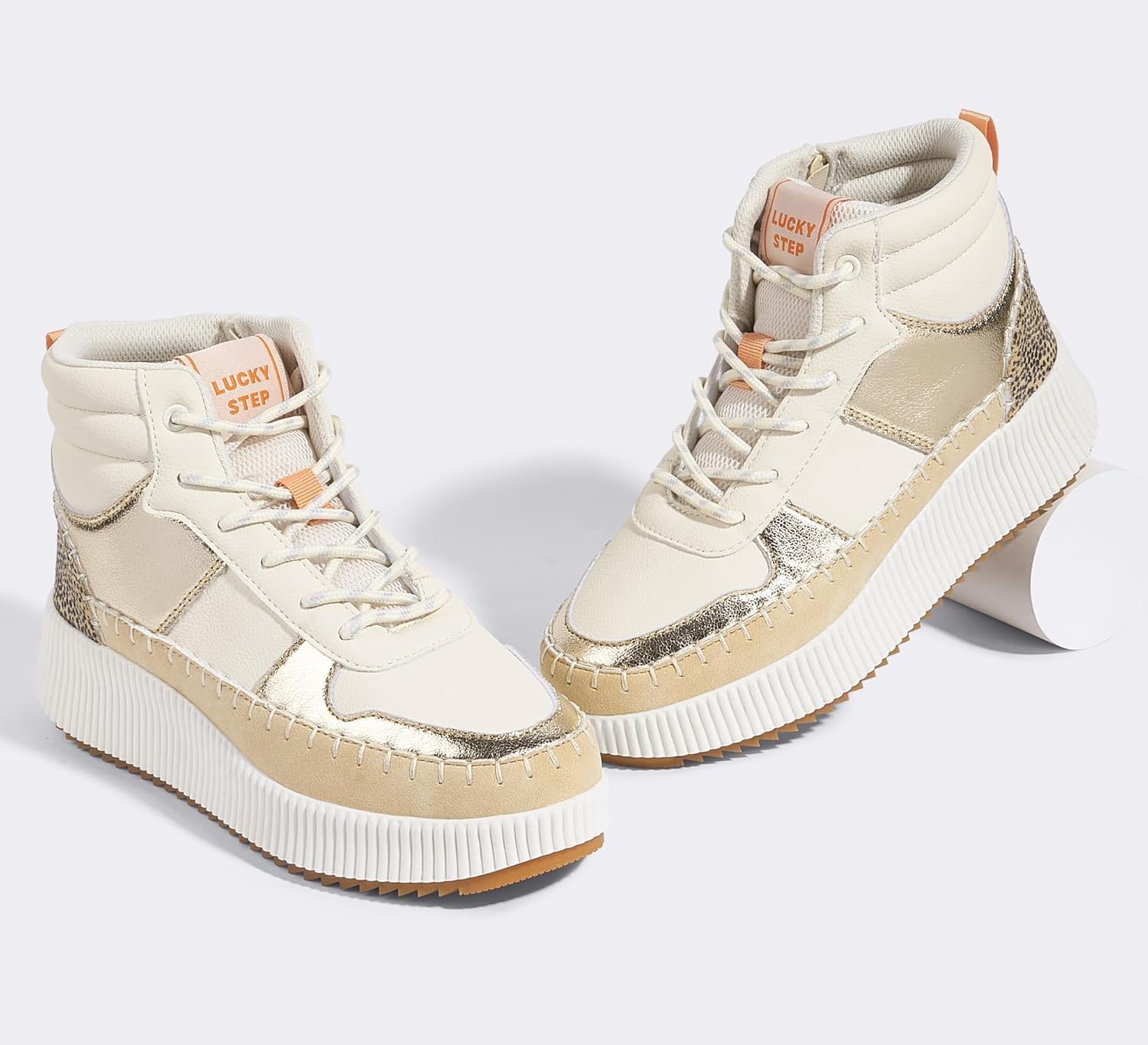 Sneaker Ella: Plataforma Chunky & Zipper Premium