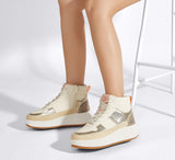 Sneaker Ella: Plataforma Chunky & Zipper Premium
