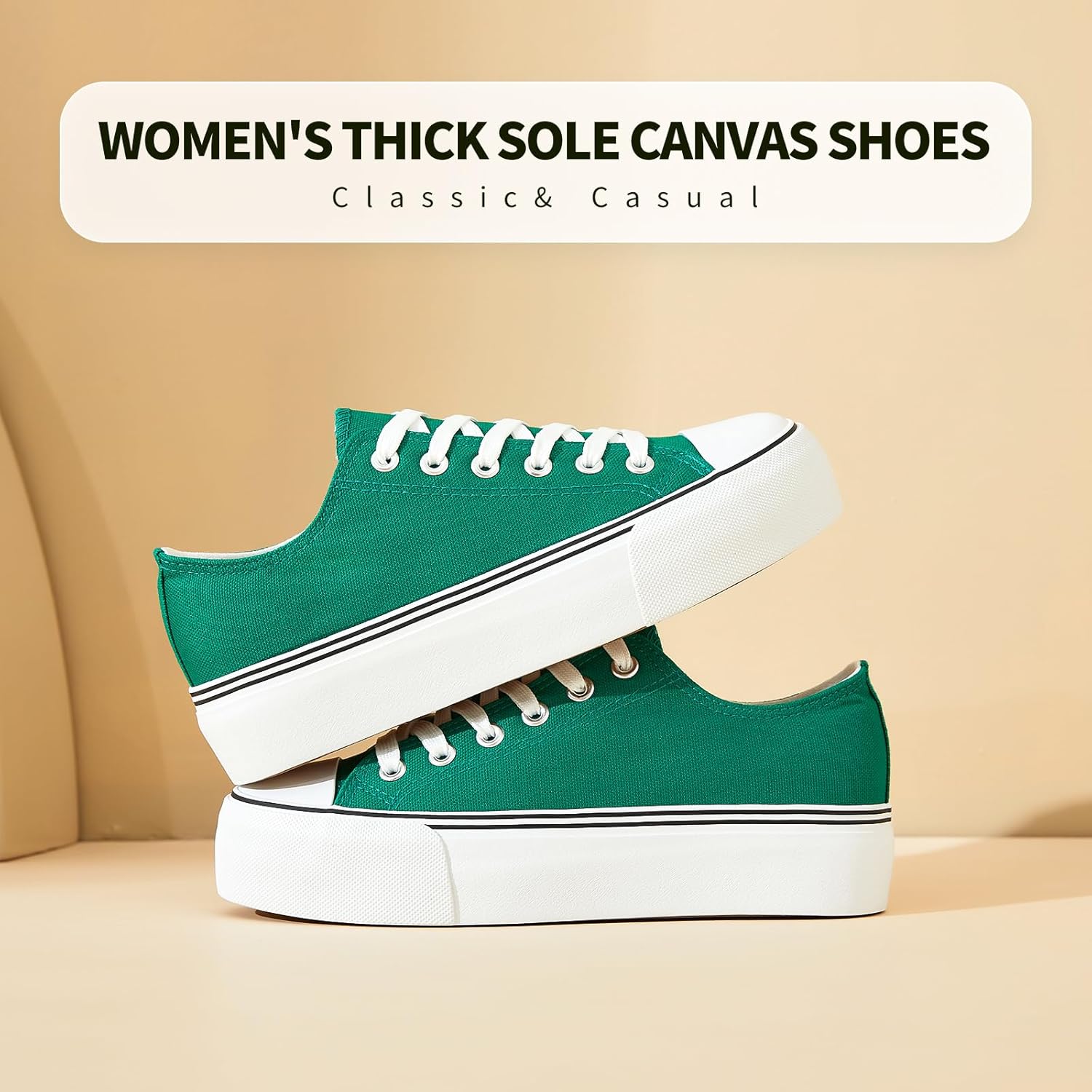 Tenis Urbanos Stella: Altura Progresiva & Estética Canvas