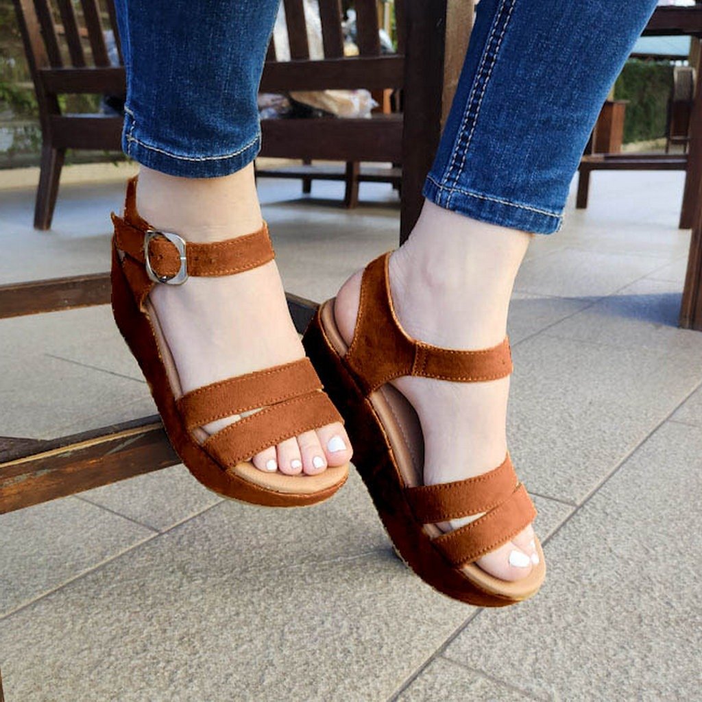 Zapato Casual Hermoso Diseño. De Gamuza Cafe / 34 Normal Zapatos Medianos