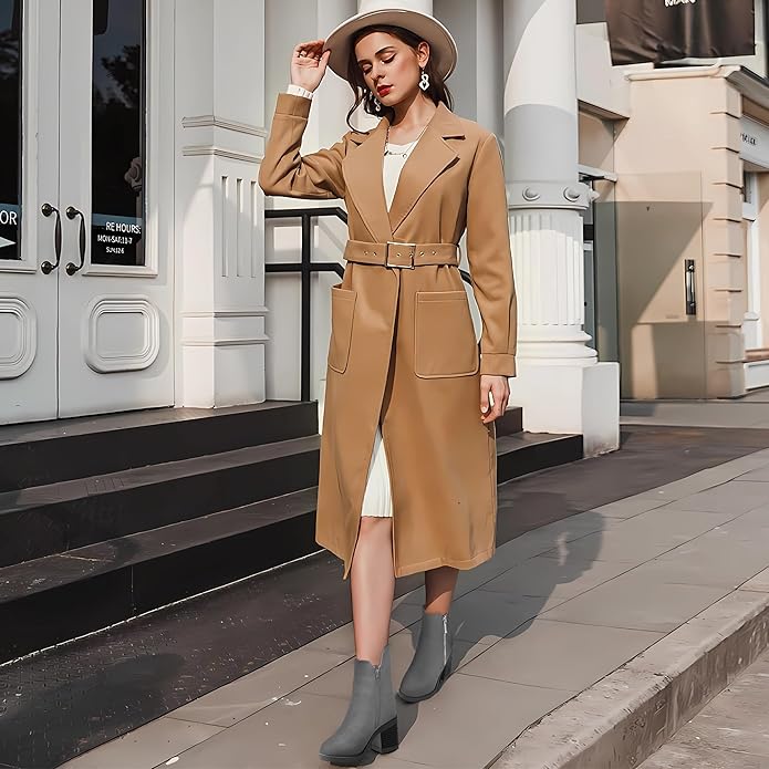 Botín Classic Suede: Tacón de Bloque & Zipper Lateral