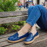 Mocasín Classic Daily: Charol Premium con Suela Confort (El Best Seller)