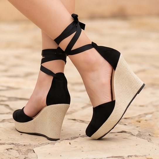 Lindas plataformas, cómodas sexy y bonitas. Estilo romanas