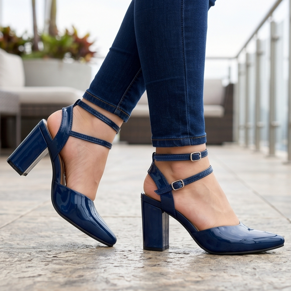 Tacones Brillantes: con Diseño Refinado
