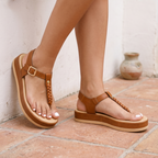 Sandalias Plataforma "T-Strap" Minimalistas