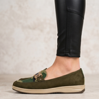 Mocasin moteado estilo militar