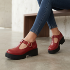 Título: Mary Jane Chunky "Urban Elegance" – Comodidad y Estilo en Cada Paso