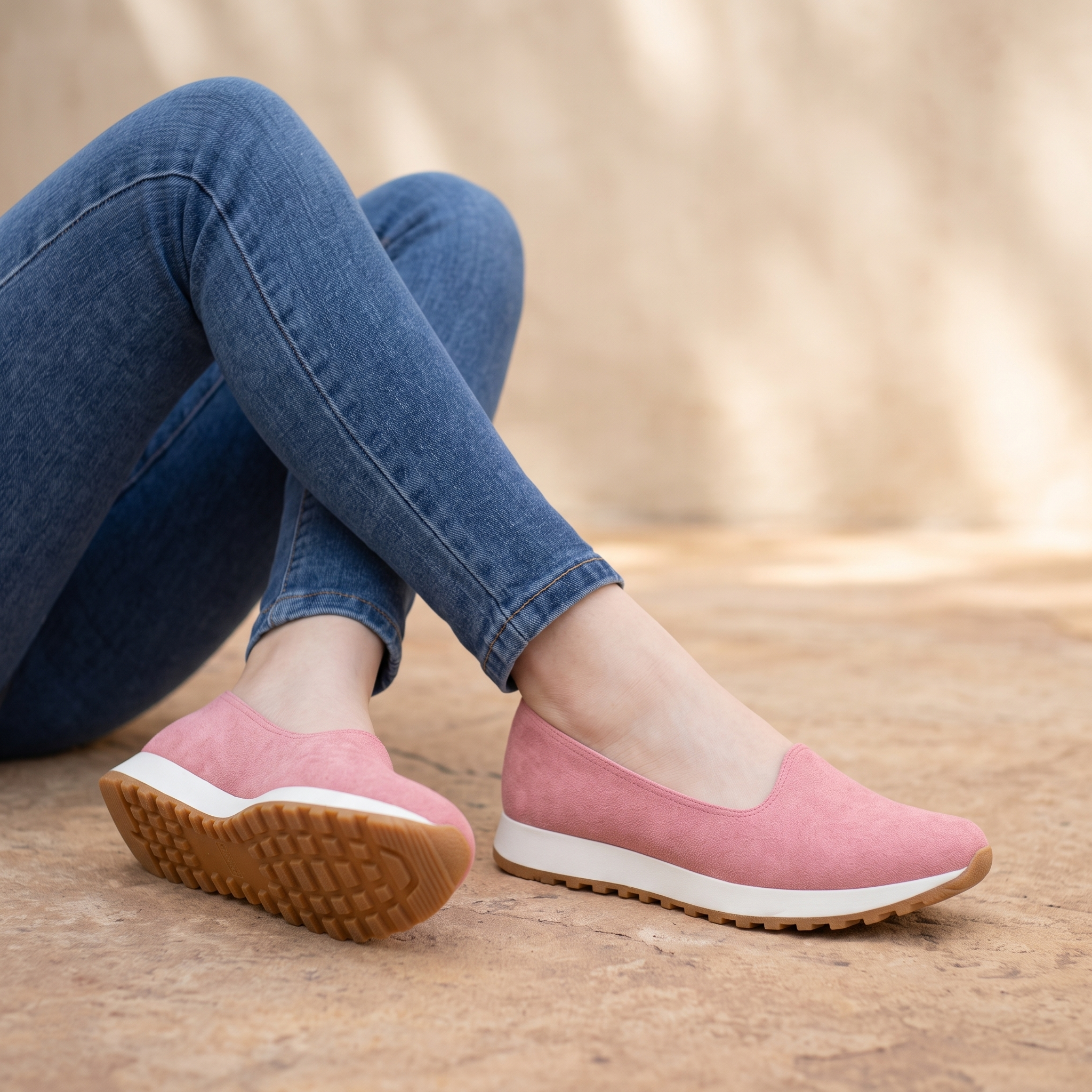 Zapatillas de Gamuza Premium "Elegancia Casual": Estilo y Comodidad para la Mujer Moderna