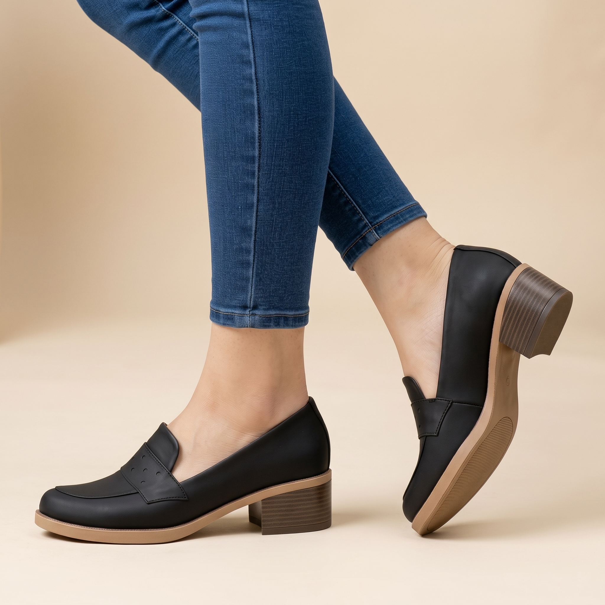 Mocasines de Tacón Cómodo - Elegancia sin esfuerzo