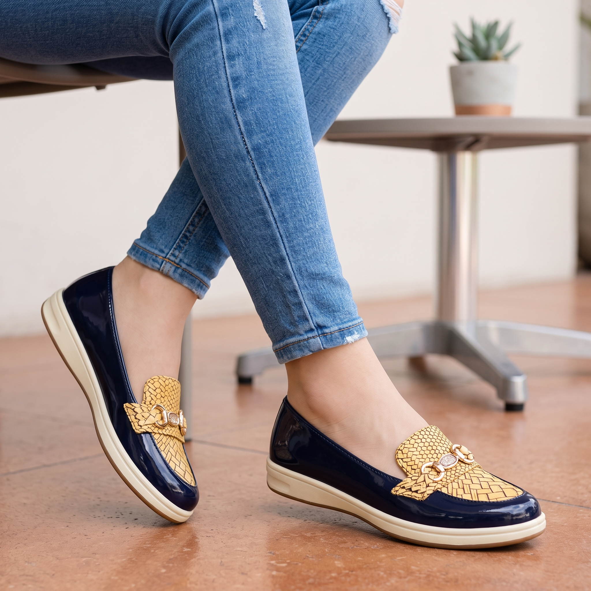 Mocasines Elegantes "Signature": Estilo Contemporáneo y Confort para tu Día a Día