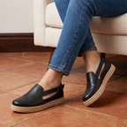Zapato Femenino de Descanso con Plataforma de Goma Comoda y Casual