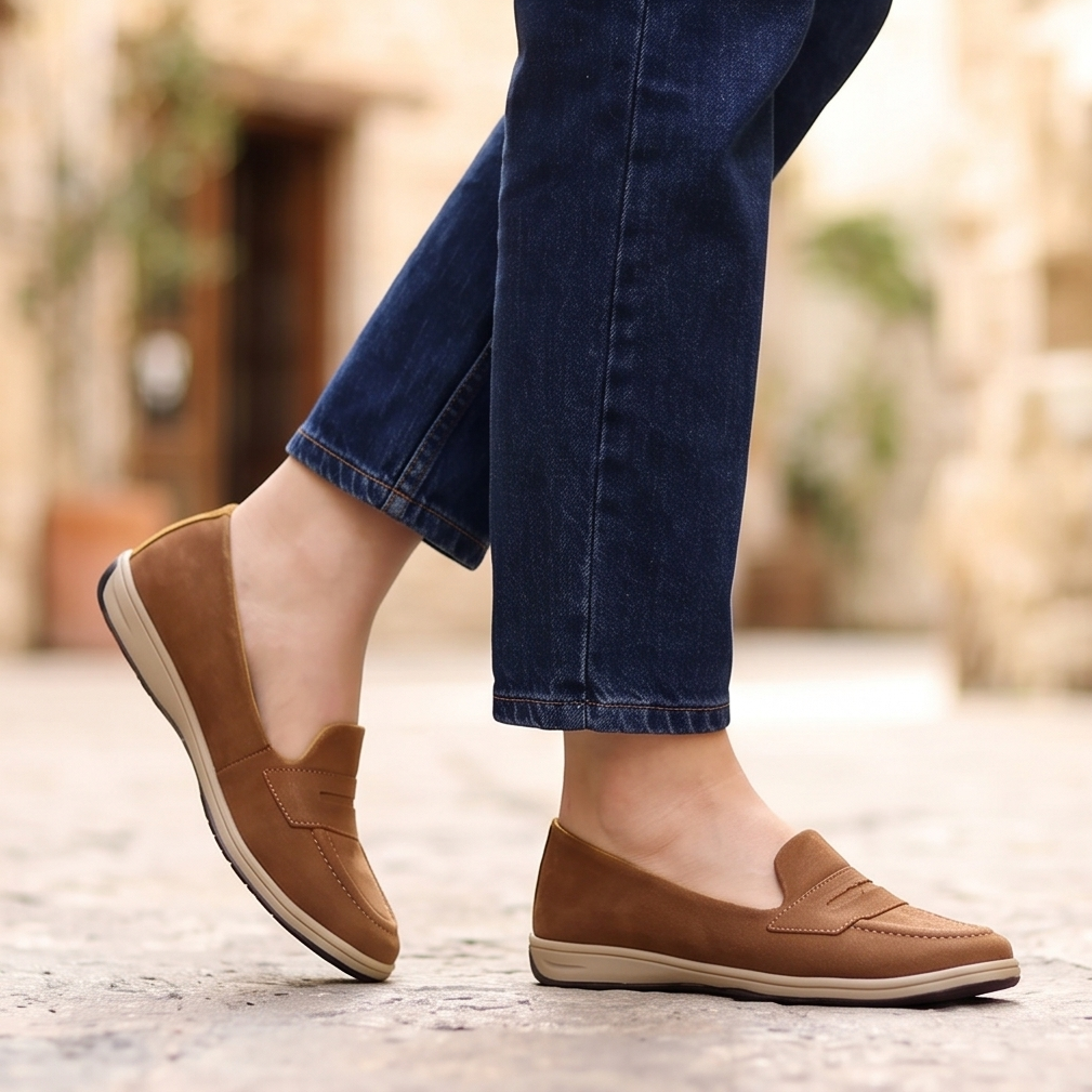 Mocasines Casuales en Gamuza