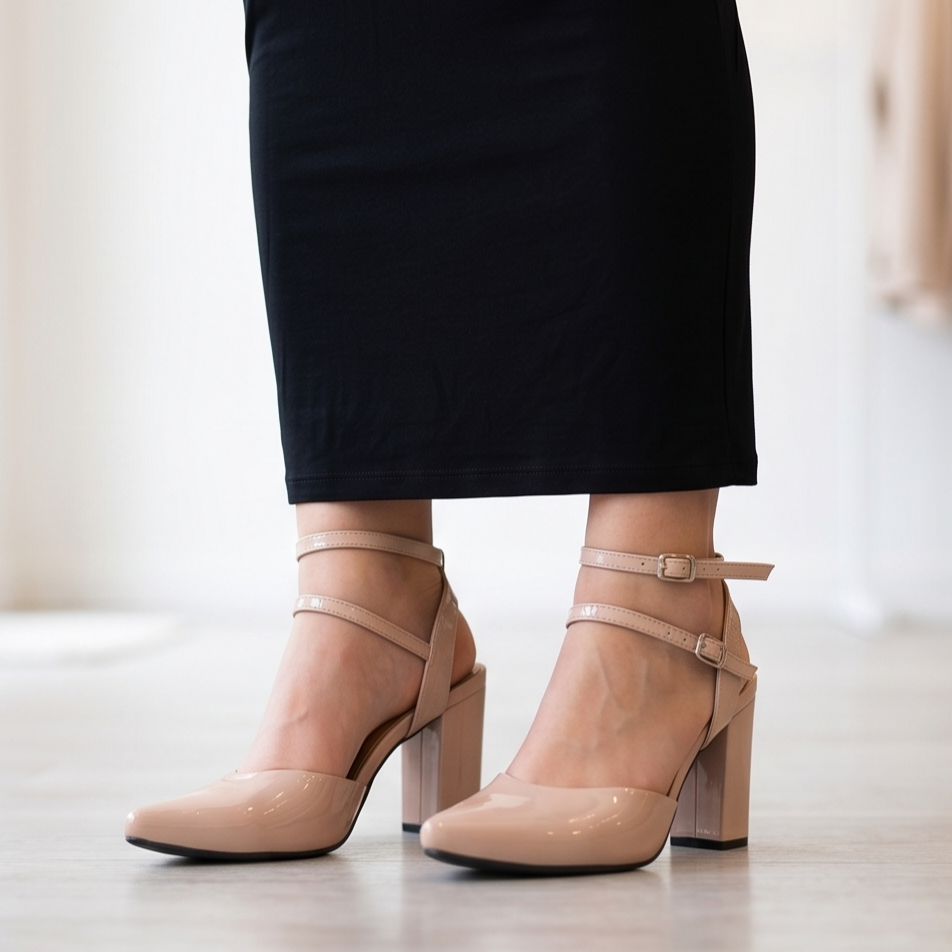 Tacones Brillantes: con Diseño Refinado