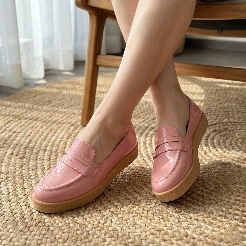 Mocasín Classic Daily: Charol Premium con Suela Confort (El Best Seller) Zapatos bajitos