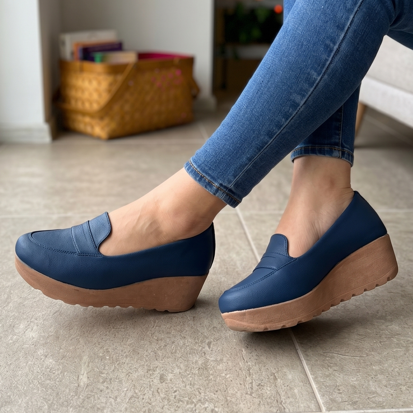 Mocasines Versátiles con Media Plataforma