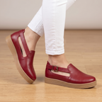 Zapato Femenino de Descanso con Plataforma de Goma Comoda y Casual