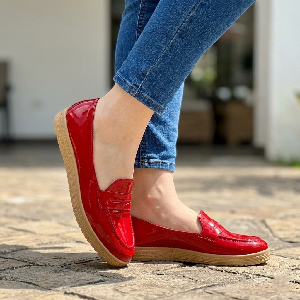 Mocasín Classic Daily: Charol Premium con Suela Confort (El Best Seller)