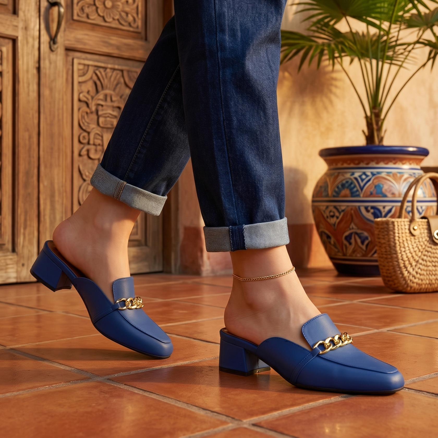 Mocasin hermoso y elegante