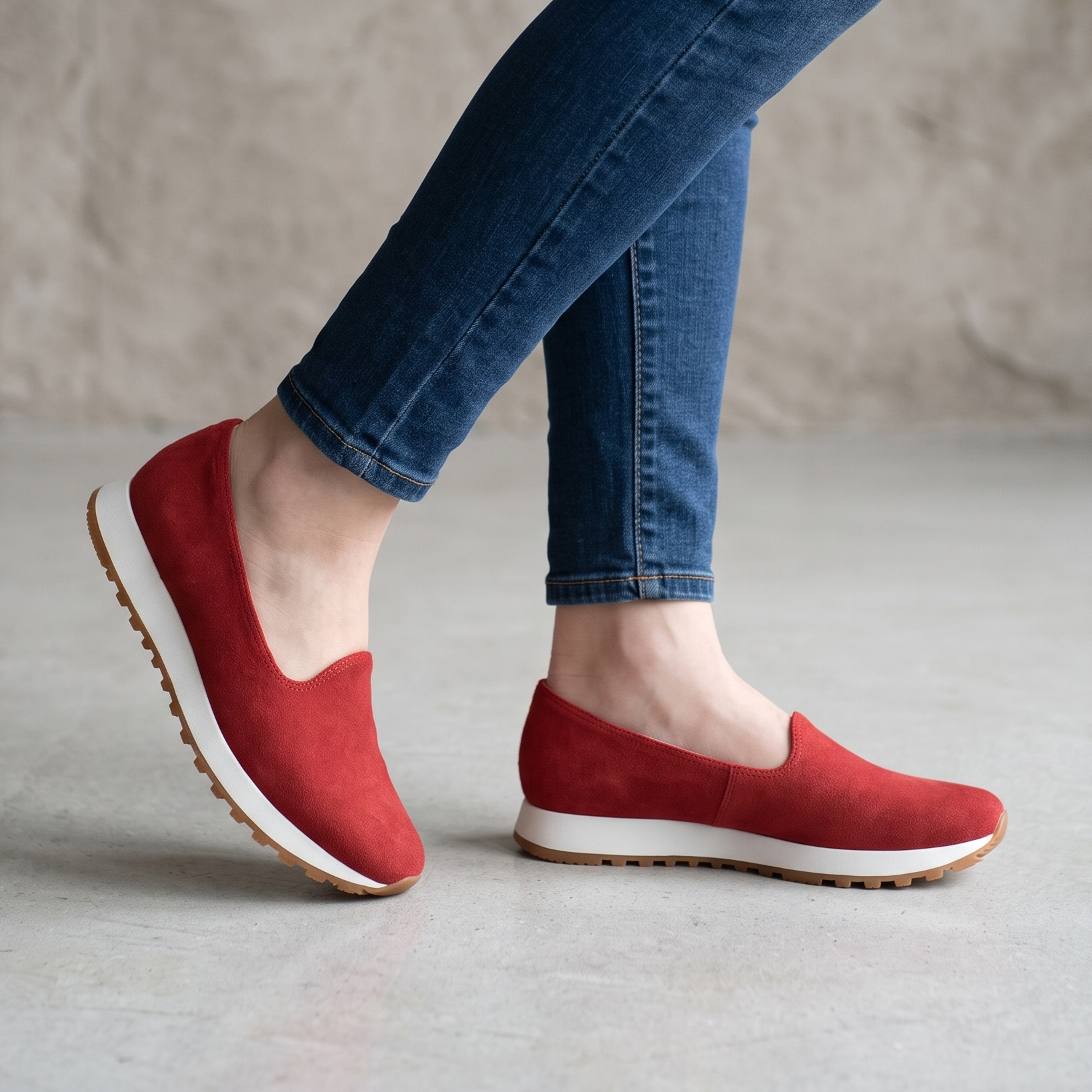 Zapatillas de Gamuza Premium "Elegancia Casual": Estilo y Comodidad para la Mujer Moderna