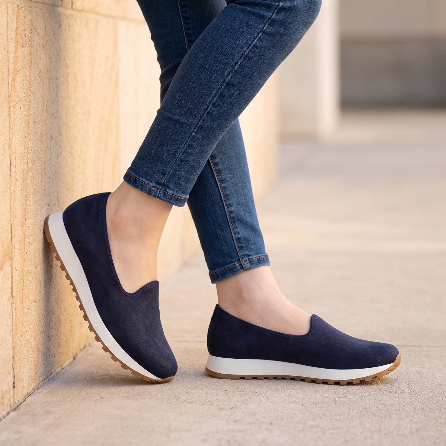 Zapatillas de Gamuza Premium "Elegancia Casual": Estilo y Comodidad para la Mujer Moderna
