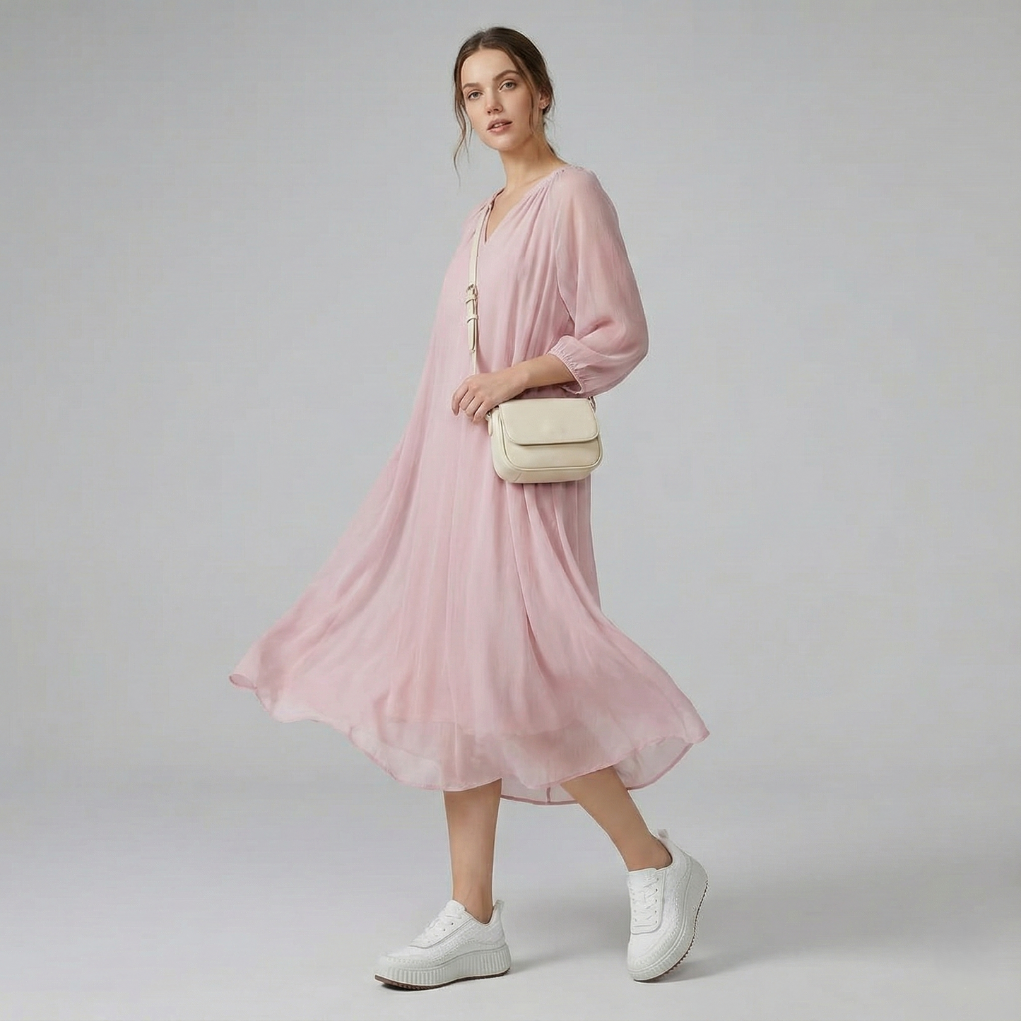 Sneaker Manhattan: Plataforma Ribbed & Textura Tweed