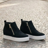 Botín Taylor: Soporte Oculta & Zipper Lateral