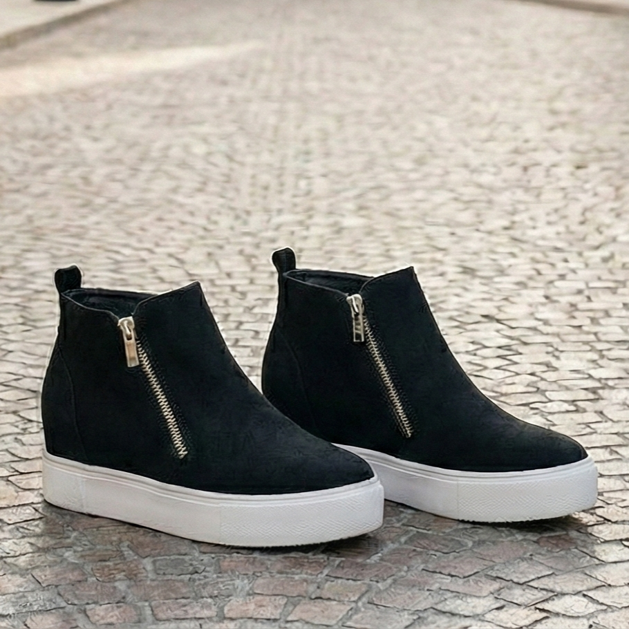 Botín Taylor: Soporte Oculta & Zipper Lateral