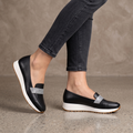 Mocasines Slip-On con Plataforma y Detalle Brillante