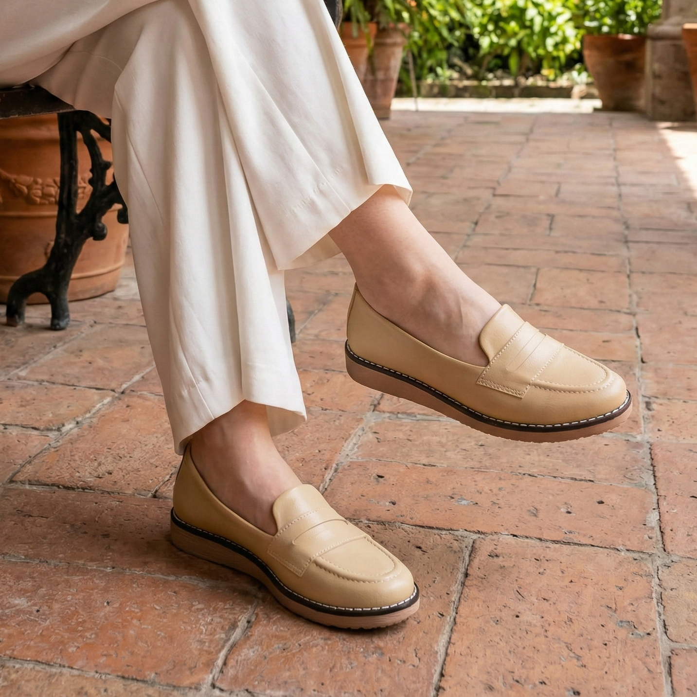 Mocasín Iconic Stitch: El Toque Trendy