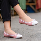 Zapatillas Flats Versátiles para Todo Andar Decorada con un Chongo. Elige entre colores combinados