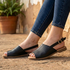 Sandalia Mía Slingback: Minimalismo & Confort