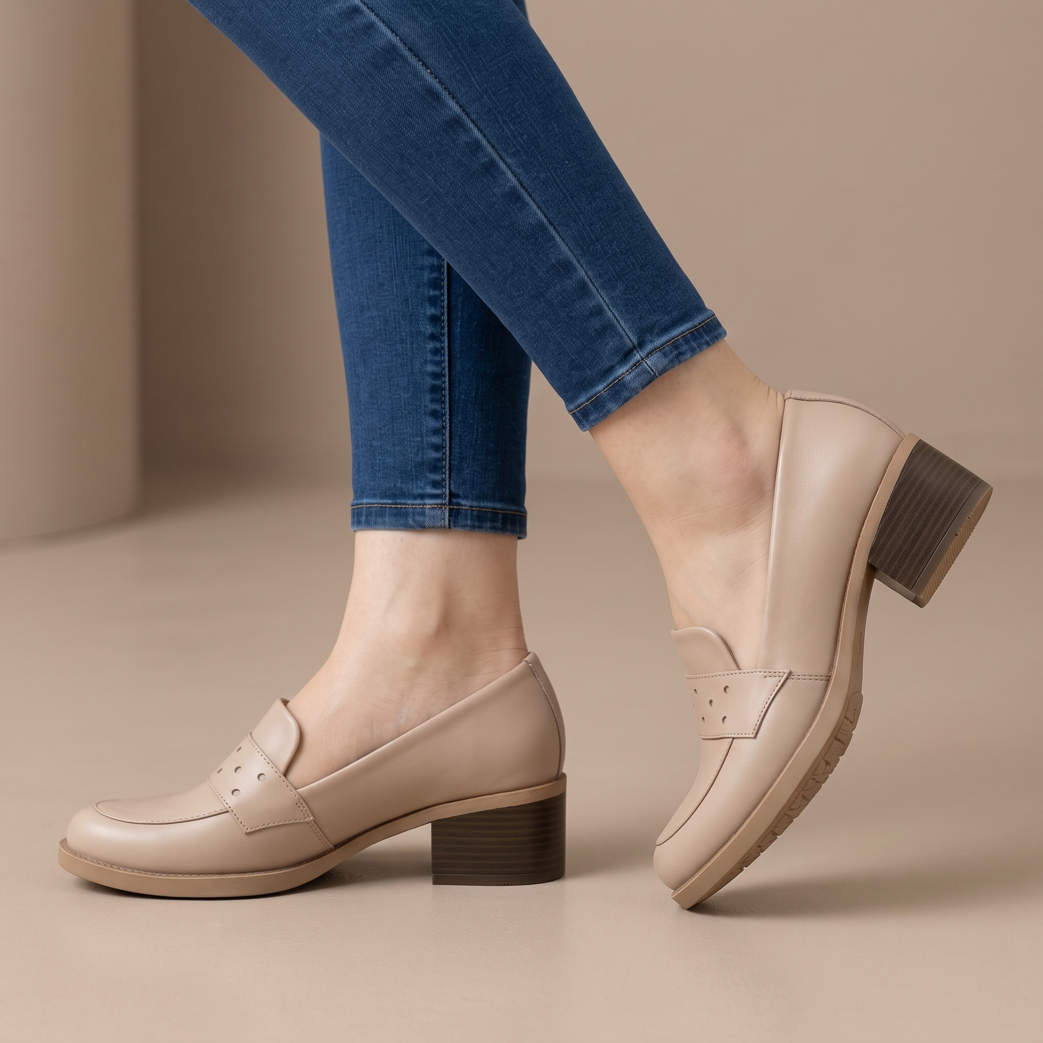 Mocasines de Tacón Cómodo - Elegancia sin esfuerzo