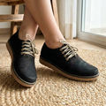 Zapato Casual Tipo Oxford. Suela Flex. Acabado Gamuza