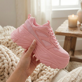 Sneaker Pink Tokio: Plataforma Chunky & Estilo Urbano