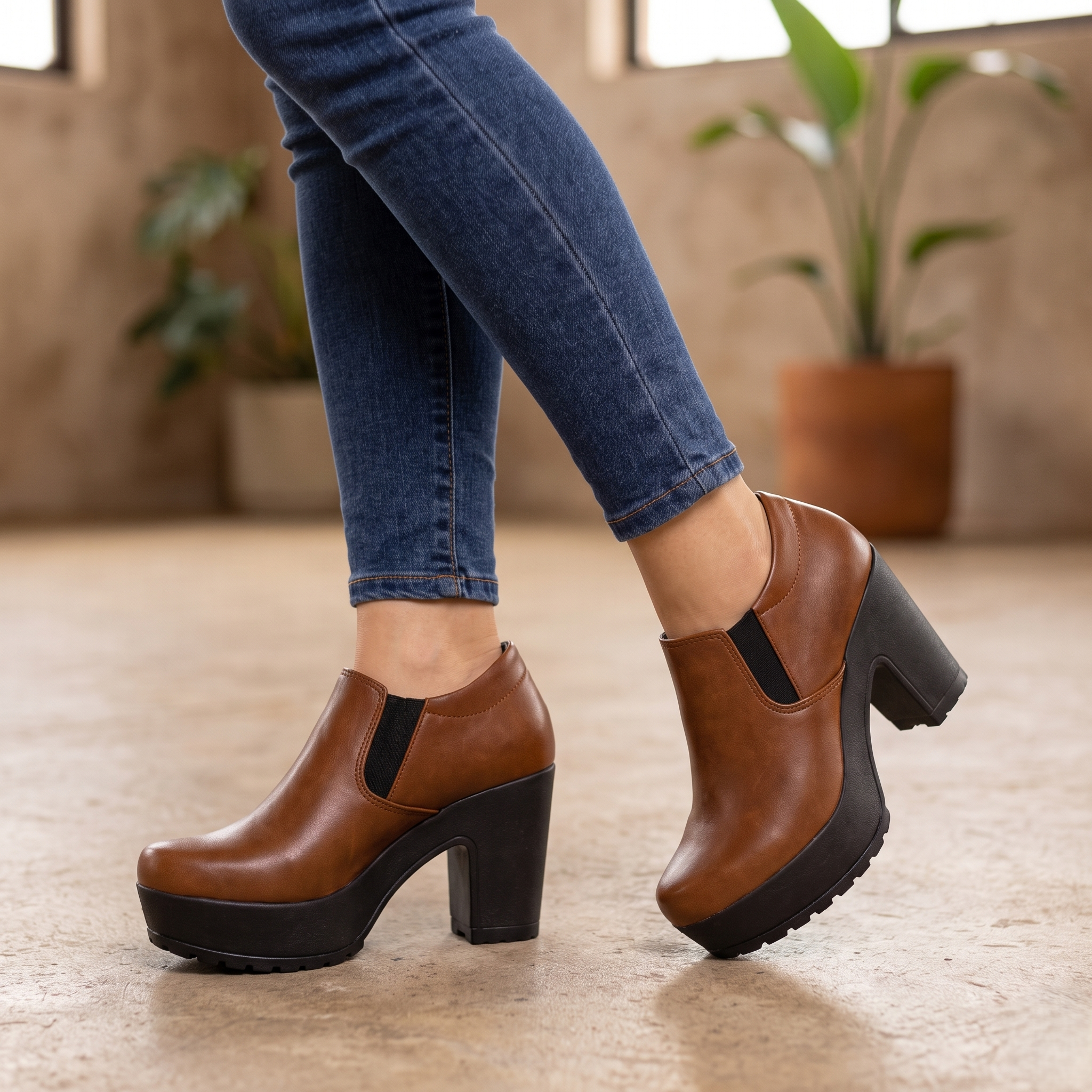 Botines Plataforma Minimalist Chic