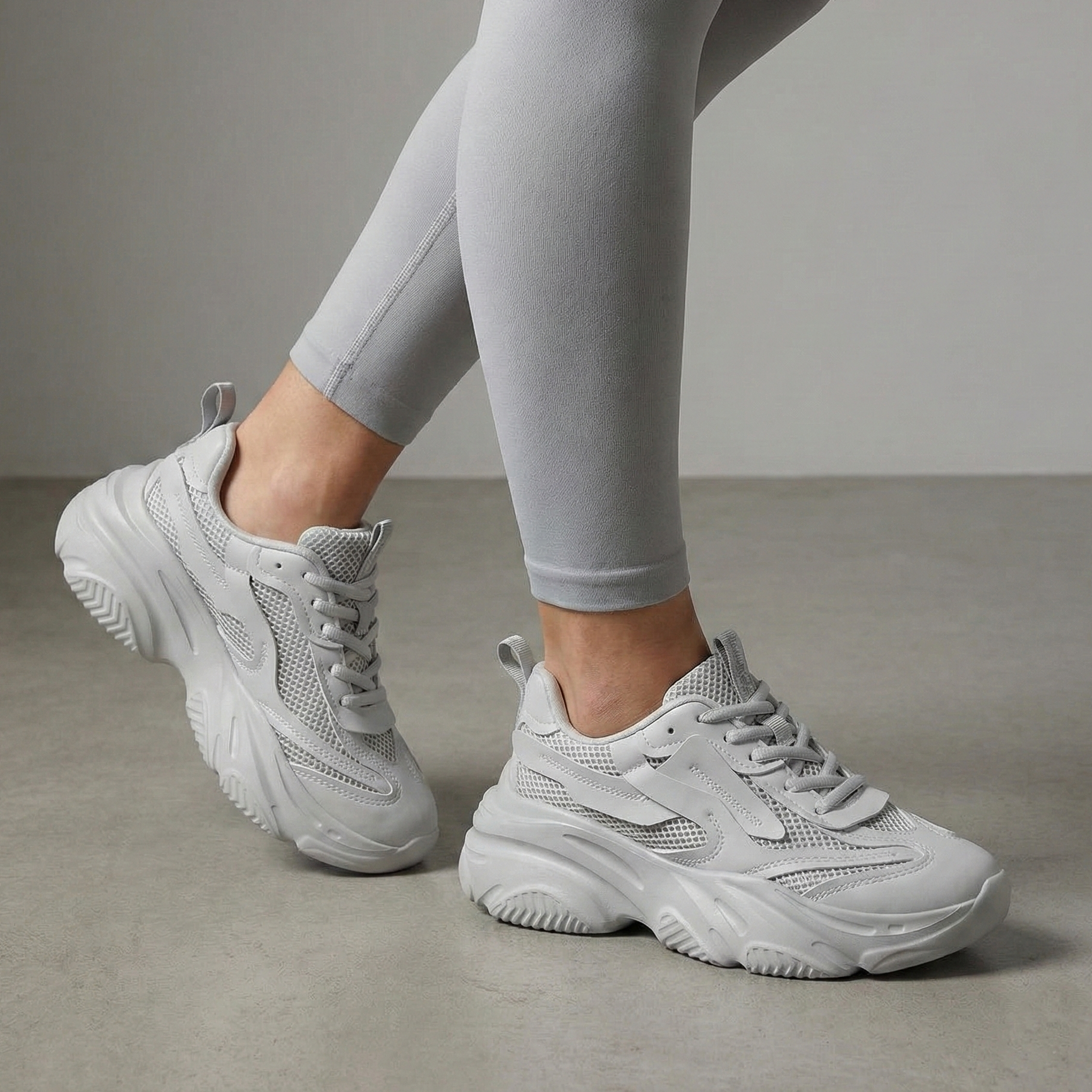 Sneaker Jaxon: Plataforma Chunky & Vibe Urbano. Ideal para caminar