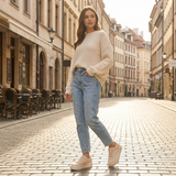 Tenis Plataforma Rayburn: Altura Chunky & Tono Hueso