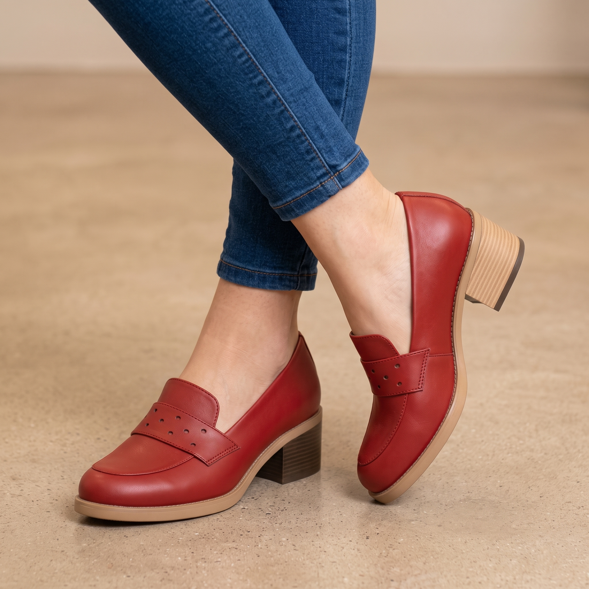 Mocasines de Tacón Cómodo - Elegancia sin esfuerzo