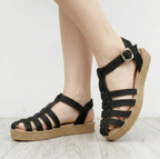 Sandalia Cerrada Trenzada: Suela Cómoda 2.5cm