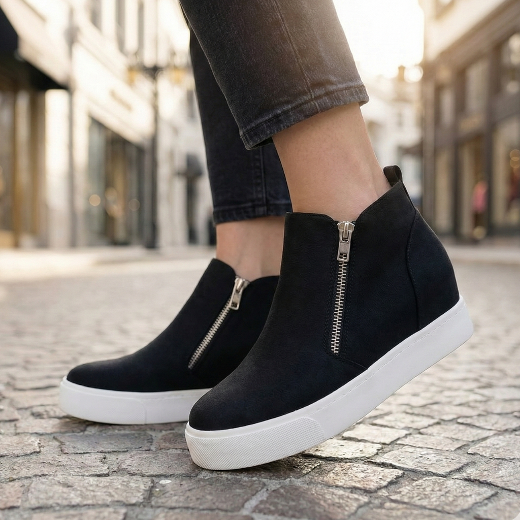 Botín Taylor: Soporte Oculta & Zipper Lateral