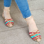 Zapato bajito estilo cangrejero colorido diseño Beige / 35 / Normal Zapatos bajitos