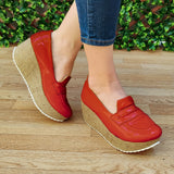 Plataforma Charol Brillante con suela forrada en Bramante